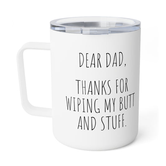Funny Dad Insulated Coffee Mug, father's day gifts, funny gift for dad, gift for husband
